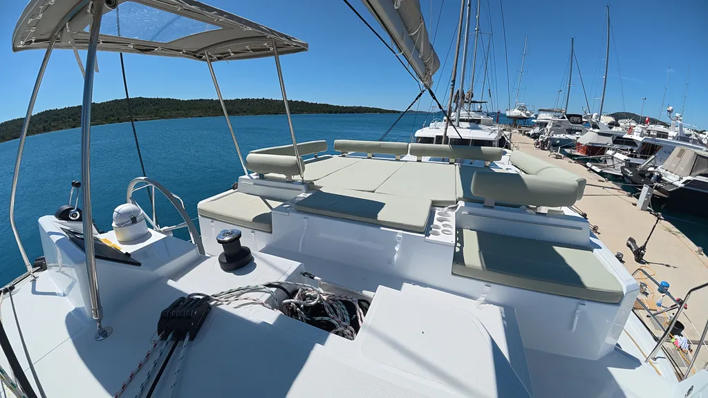 Green Octopus 33, a Bali Catspace OW catamaran at Pirovac, Croatia
