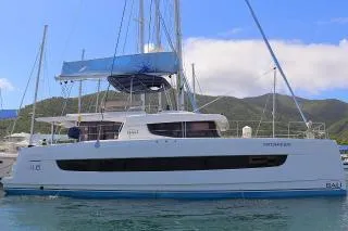 Exterior view of Still Wandering, a Bali 4.6 catamaran at Road Town, British Virgin Islands