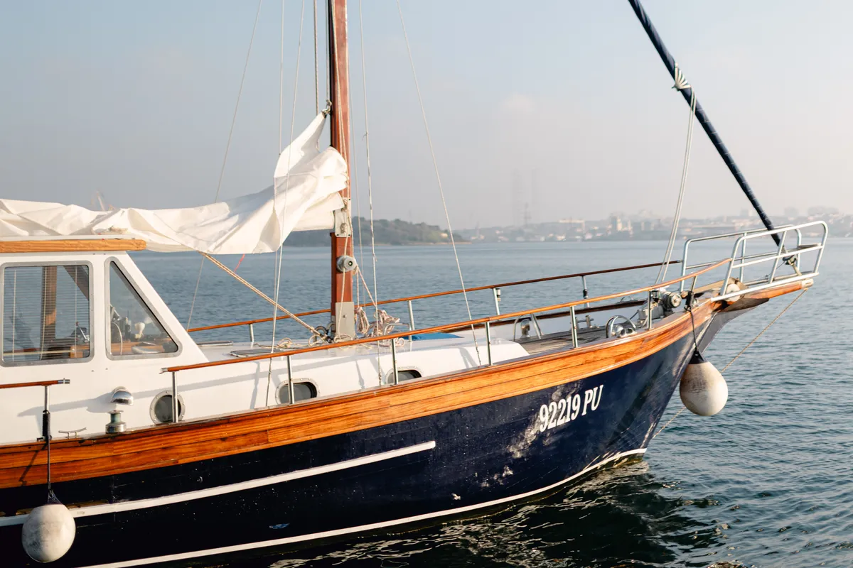 Exterior view of Calypsa, a Gulet Sail boat sailboat at Grad Rovinj, Croatia
