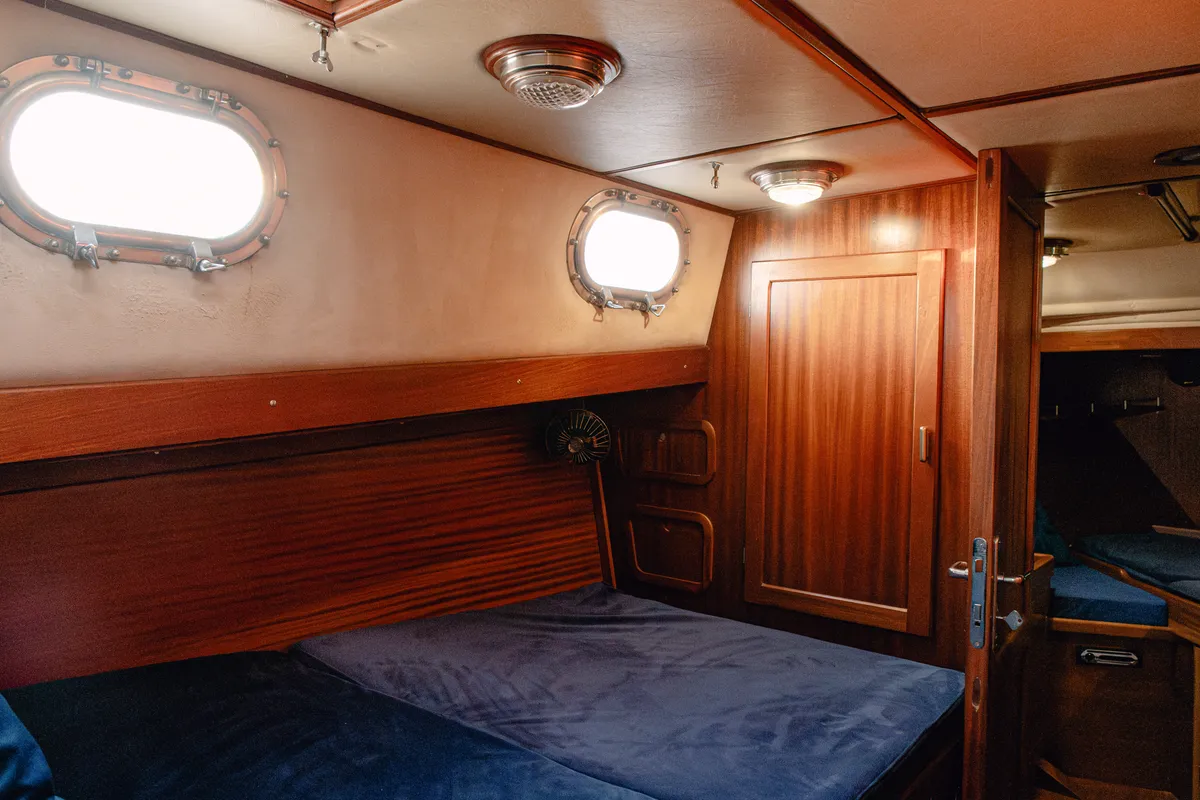 Cabin on Calypsa, a Gulet Sail boat sailboat at Grad Rovinj, Croatia