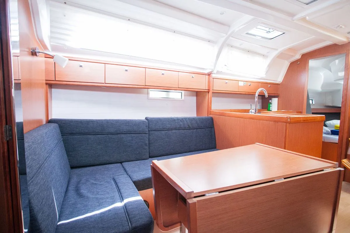 Salon of Nancy, a Bavaria Cruiser 37 sailboat at Dubrovnik, Croatia