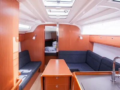 Salon of Nancy, a Bavaria Cruiser 37 sailboat at Dubrovnik, Croatia