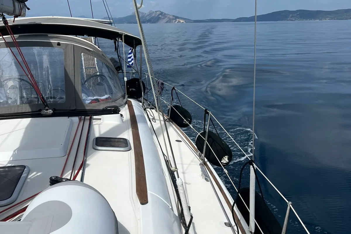 Mila, a Jeanneau Sun Odyssey 42 i sailboat at Volos, Greece