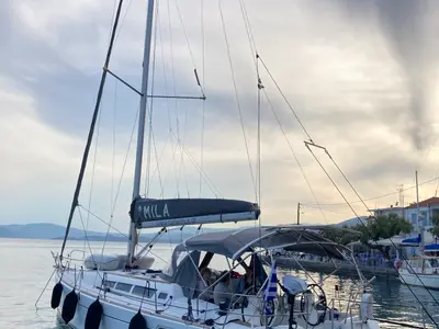Mila, a Jeanneau Sun Odyssey 42 i sailboat at Volos, Greece