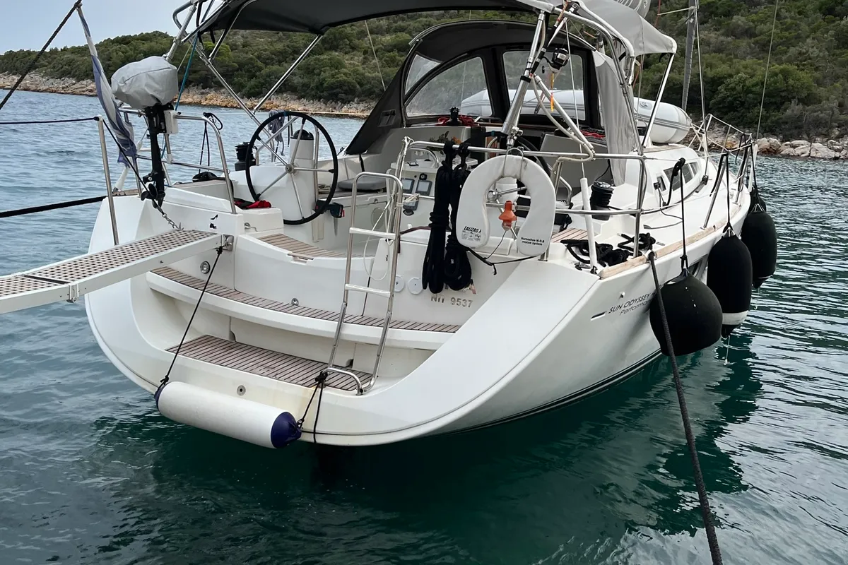 Mila, a Jeanneau Sun Odyssey 42 i sailboat at Volos, Greece