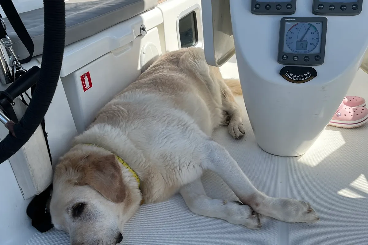 Mila, a Jeanneau Sun Odyssey 42 i sailboat at Volos, Greece