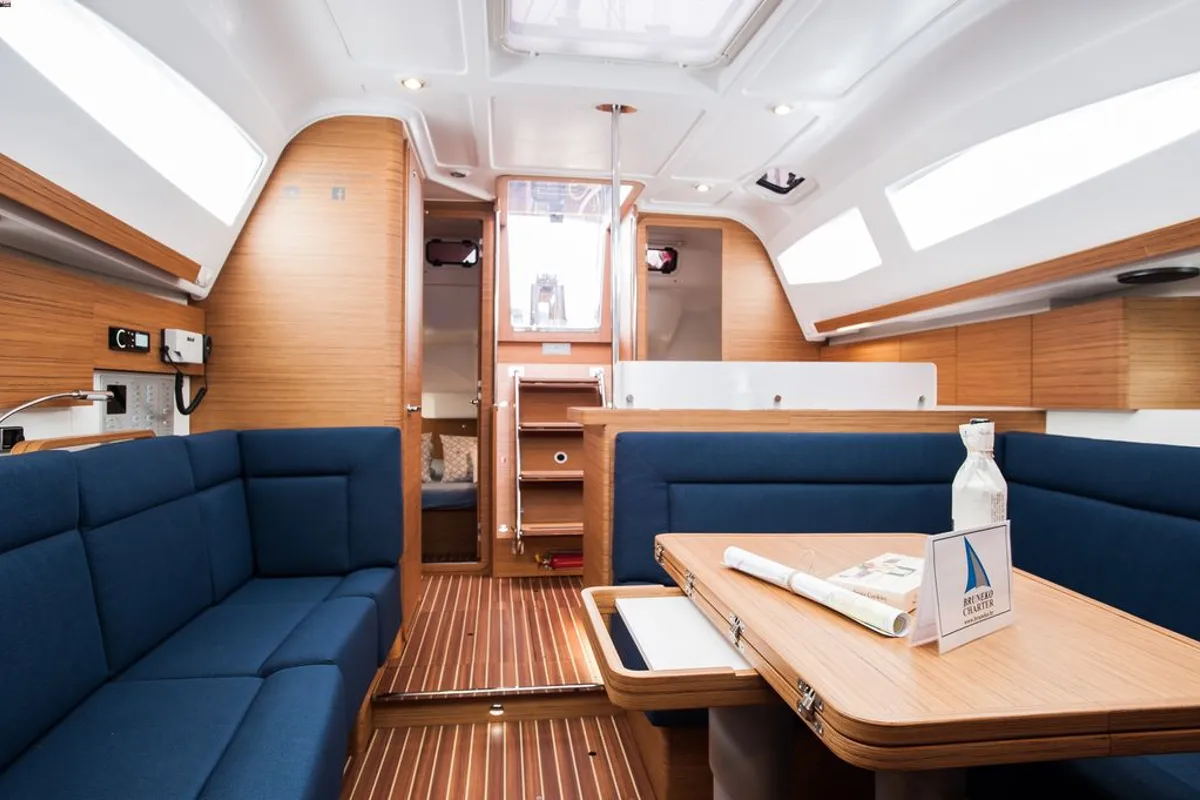 Cabin on Fortiss, a Elan Impression 40 sailboat at Zadar, Croatia