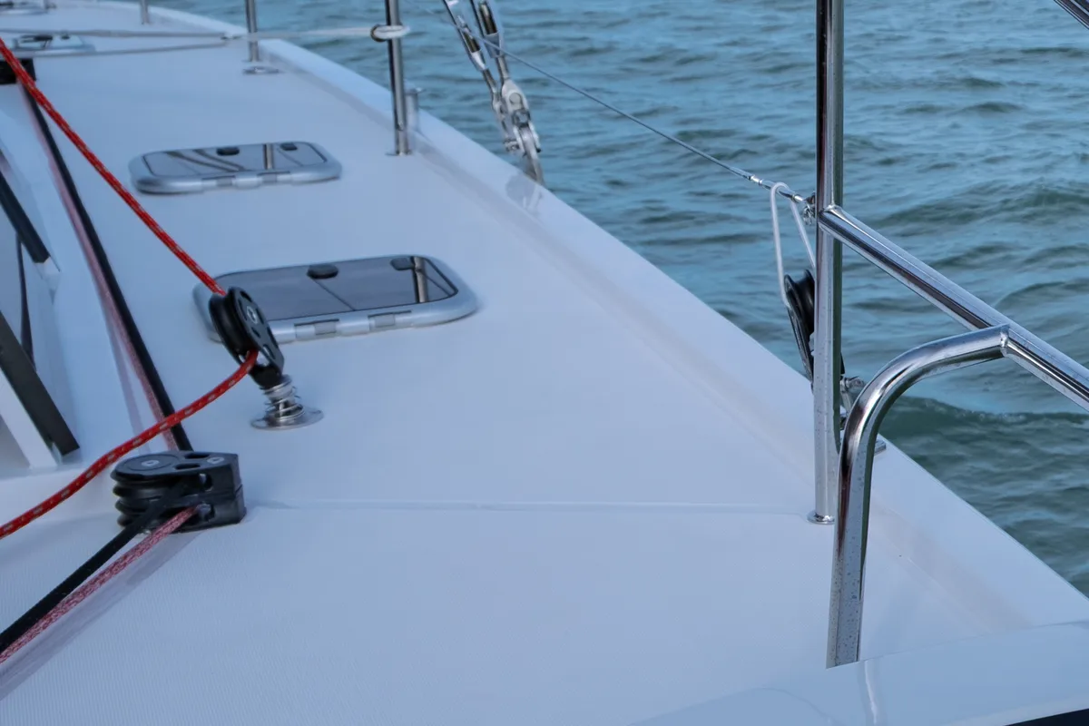 Motus, a Nautitech 40 Open catamaran at Punat, Croatia