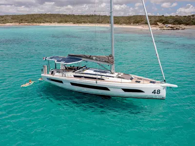 Tranquila, a Dufour 48 sailboat at Athens, Greece