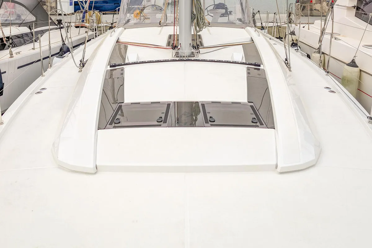 Aquaris, a Beneteau Oceanis 51.1 sailboat at Palma de Mallorca, Spain
