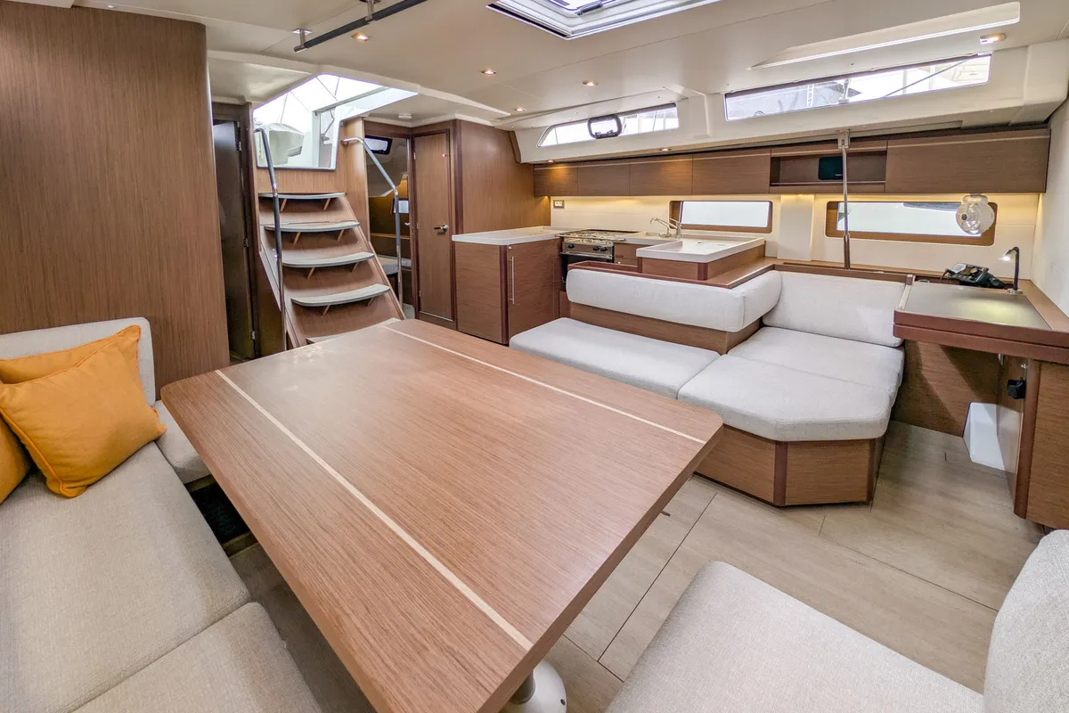 Aquaris, a Beneteau Oceanis 51.1 sailboat at Palma de Mallorca, Spain