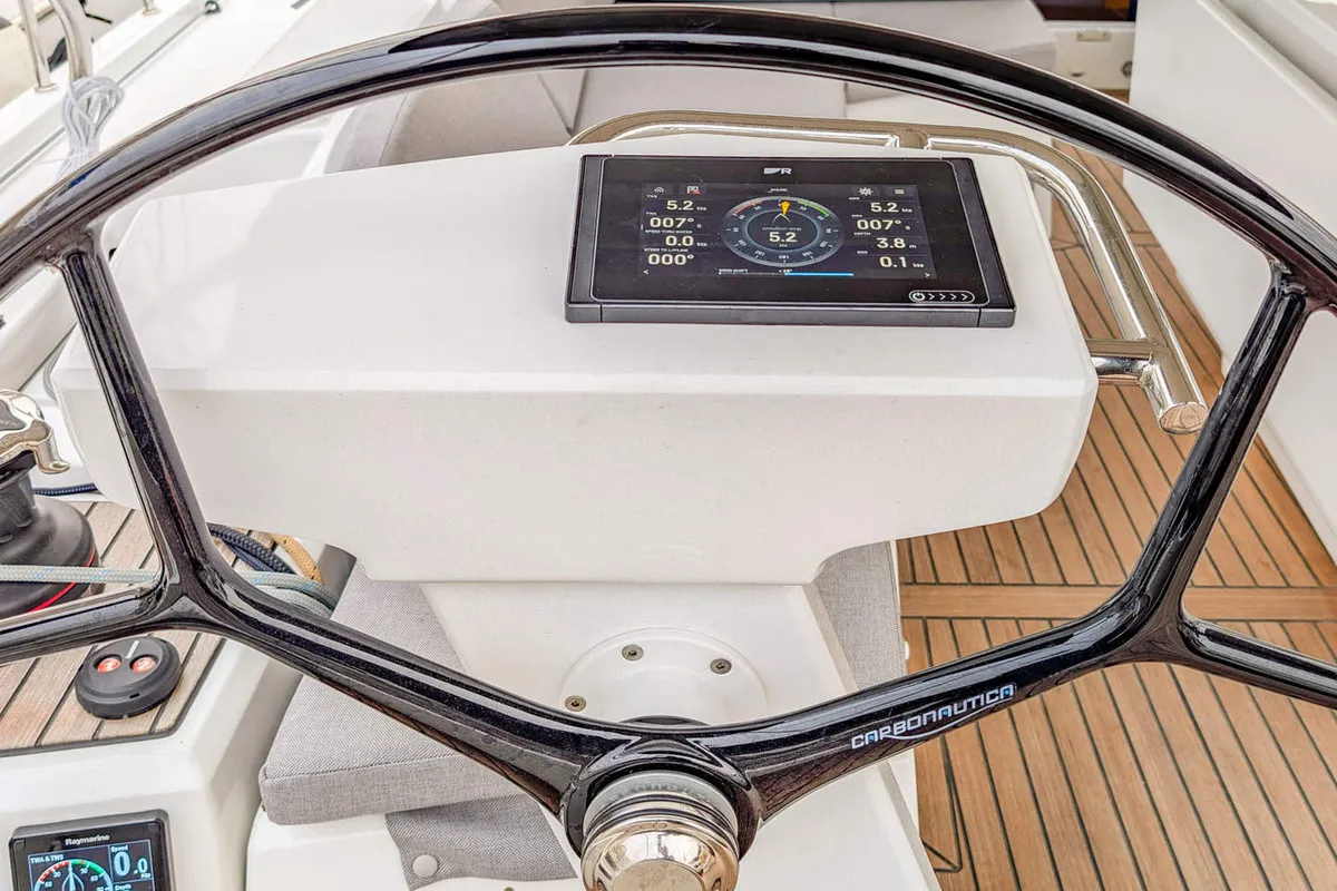 Aquaris, a Beneteau Oceanis 51.1 sailboat at Palma de Mallorca, Spain