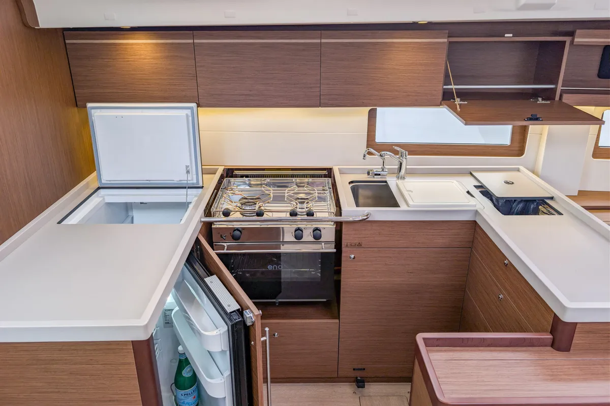 Aquaris, a Beneteau Oceanis 51.1 sailboat at Palma de Mallorca, Spain