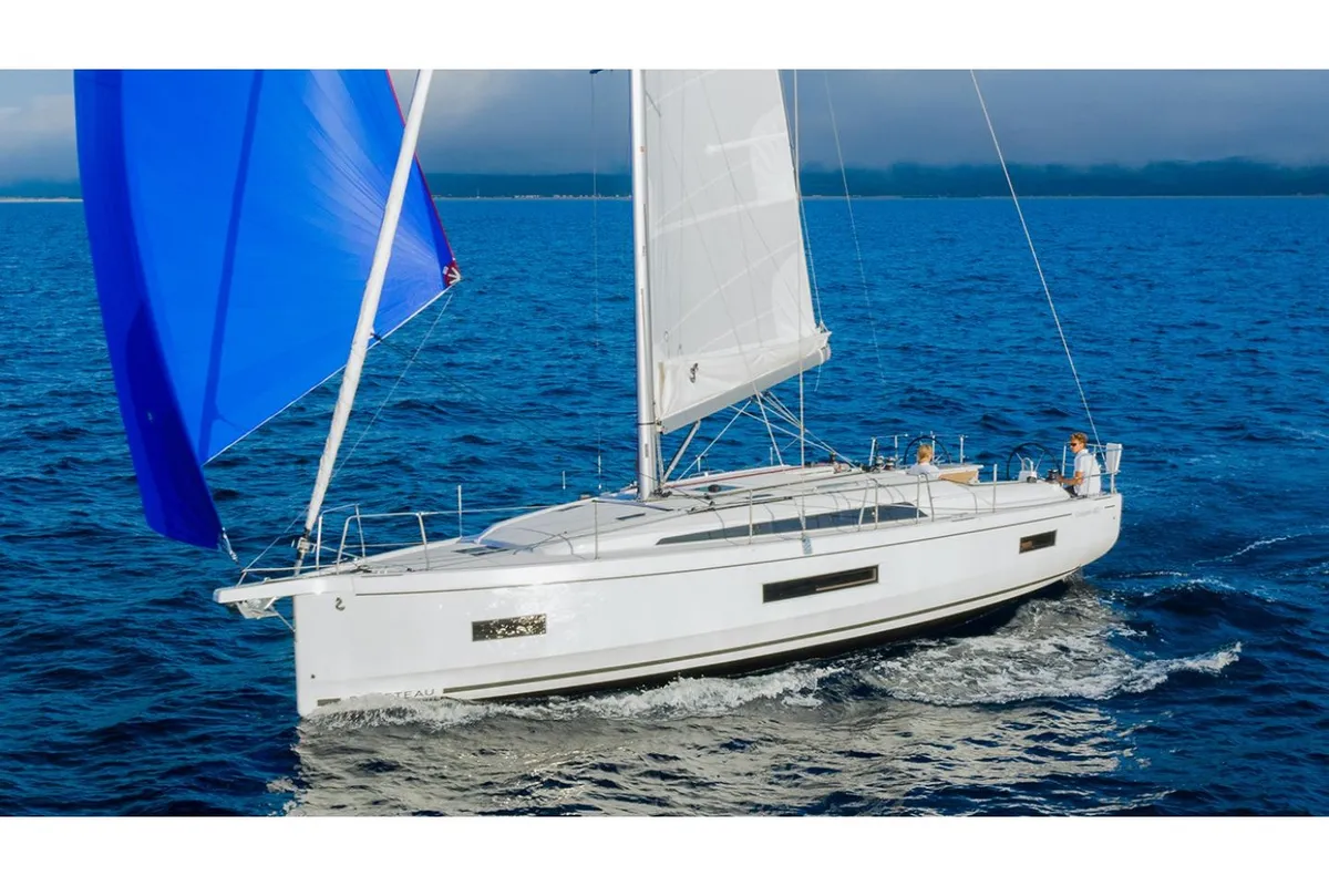 Exterior view of My Way, a Beneteau Oceanis 40.1 sailboat at Municipal Unit of Lefkada, Greece