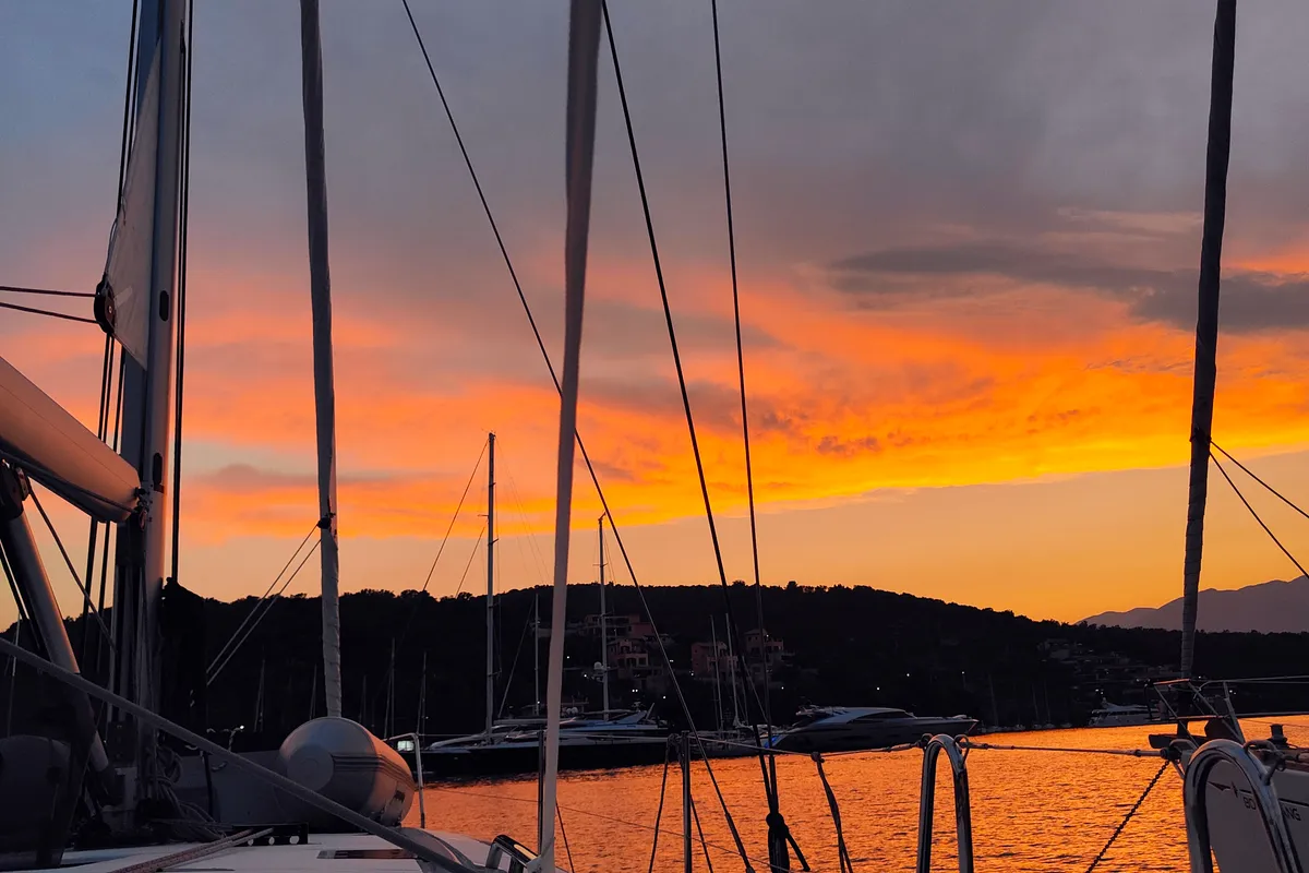 Deck of My Way, a Beneteau Oceanis 40.1 sailboat at Municipal Unit of Lefkada, Greece