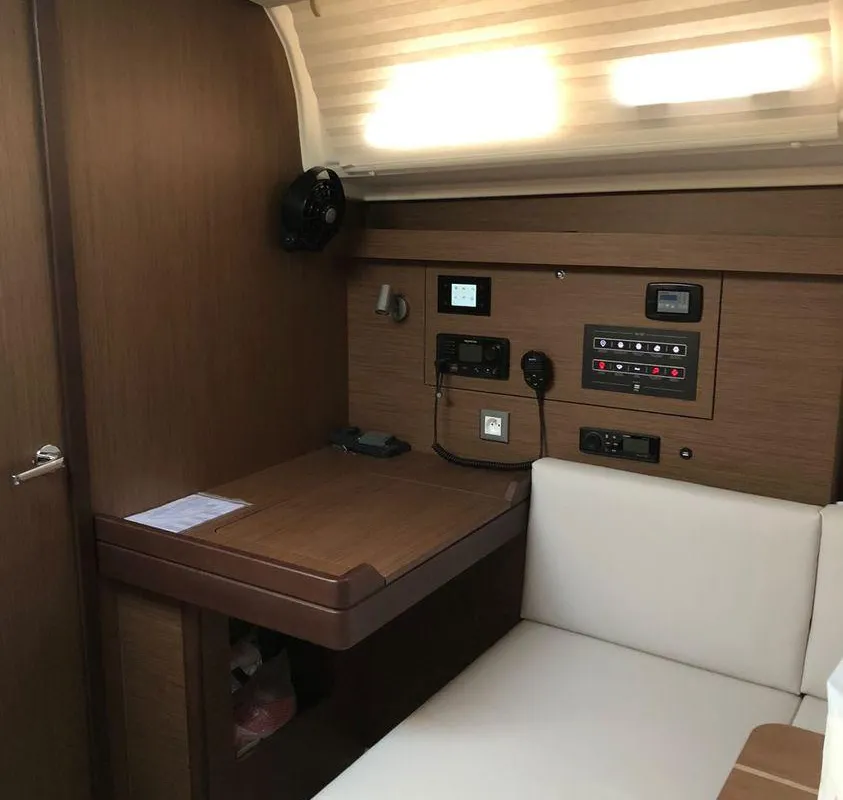 Salon of My Way, a Beneteau Oceanis 40.1 sailboat at Municipal Unit of Lefkada, Greece