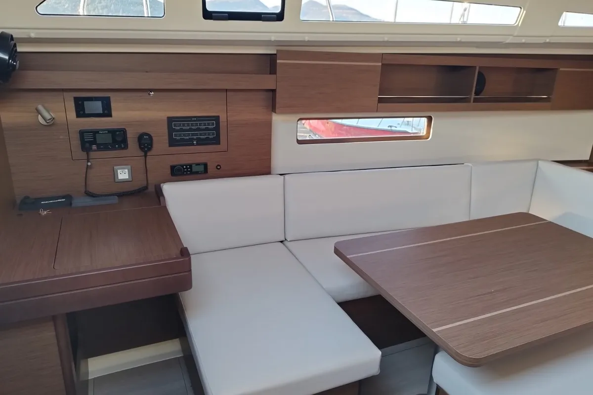 Salon of My Way, a Beneteau Oceanis 40.1 sailboat at Municipal Unit of Lefkada, Greece
