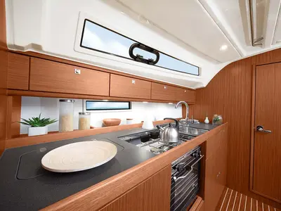 Galley of Heroes, a Bavaria Cruiser 41S sailboat at Pirovac, Croatia
