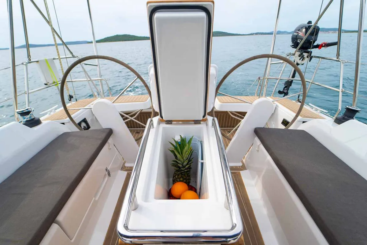 Daydream, a Hanse 388 sailboat at Grad Šibenik, Croatia