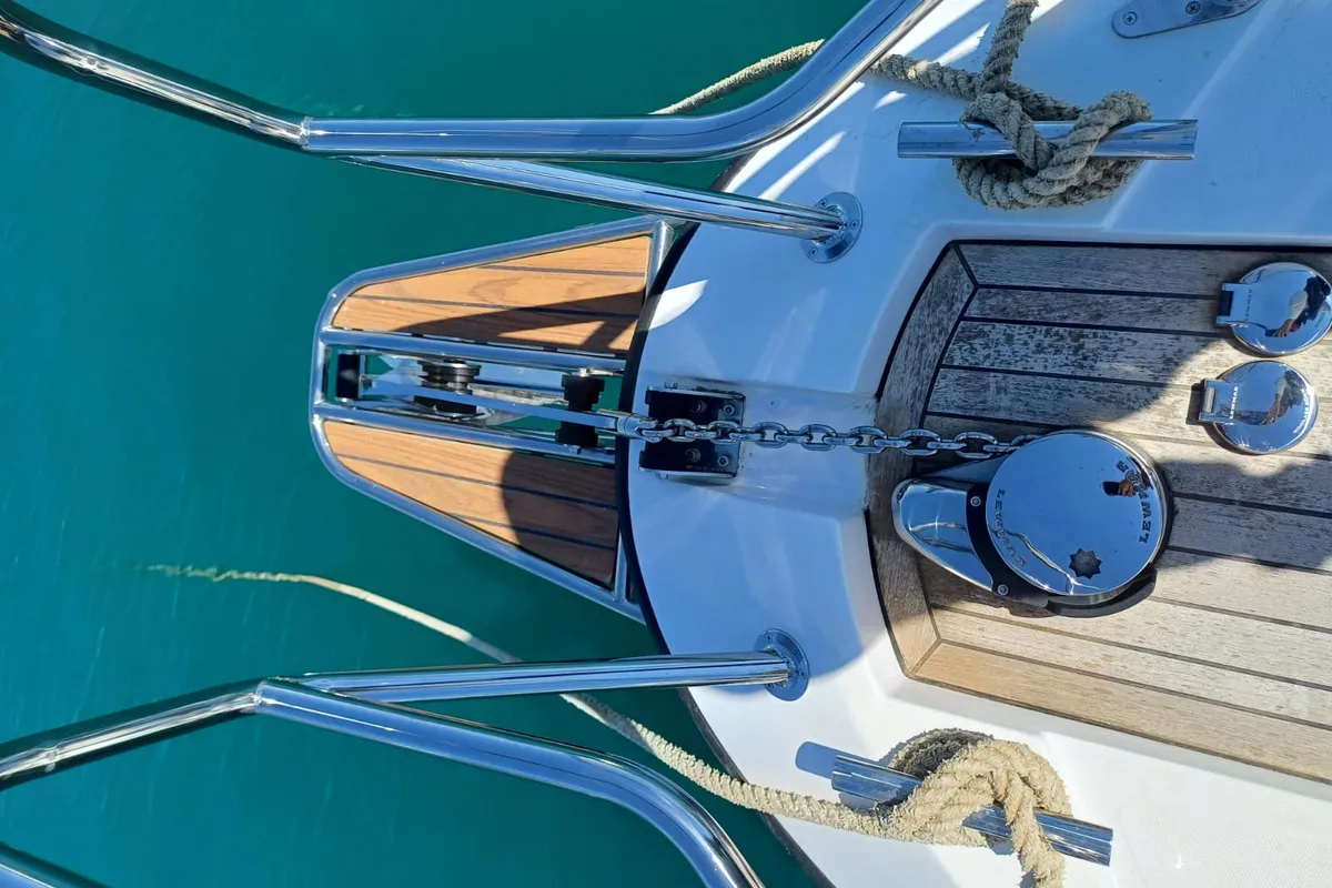 Šolta, a Nikhen Aquasun 34 Sedan LP motor yacht at Seget Donji, Croatia