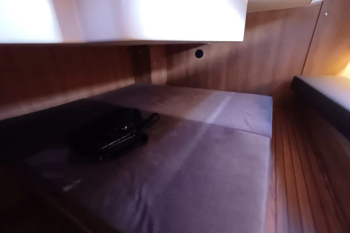 Cabin on Šolta, a Nikhen Aquasun 34 Sedan LP motor yacht at Seget Donji, Croatia