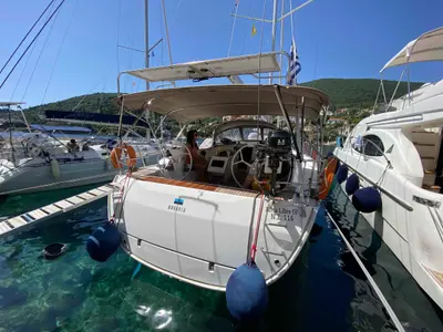 ALMA LIBRE IV, a Bavaria Cruiser 46 sailboat at Municipal Unit of Lefkada, Greece