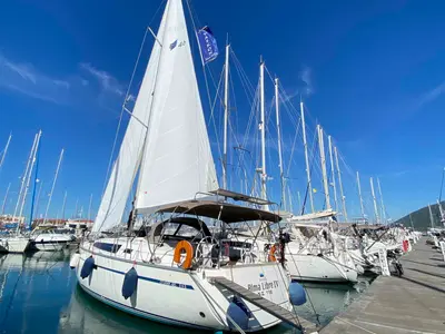 ALMA LIBRE IV, a Bavaria Cruiser 46 sailboat at Municipal Unit of Lefkada, Greece
