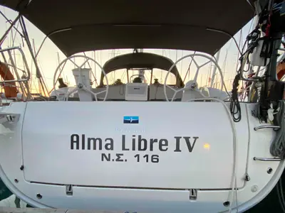 ALMA LIBRE IV, a Bavaria Cruiser 46 sailboat at Municipal Unit of Lefkada, Greece