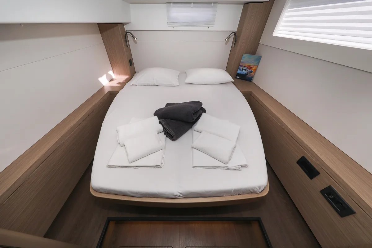 Cabin on NUVOLA, a Lagoon 46 catamaran at Općina Sukošan, Croatia
