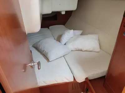Cabin on Marilou, a Beneteau Oceanis 34 sailboat at Municipal Unit of Nea Peramos, Greece