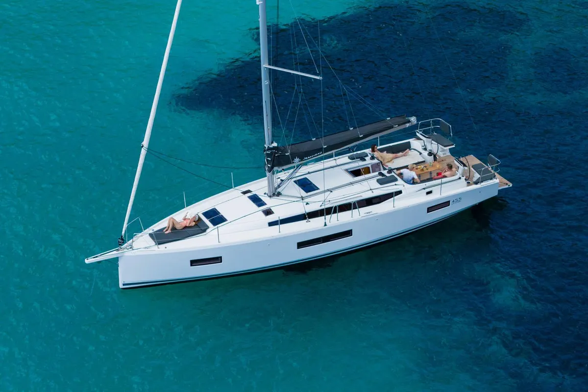 NN2, a Jeanneau Sun Odyssey 455 sailboat at Road Town, British Virgin Islands