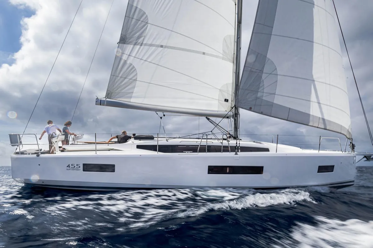 NN2, a Jeanneau Sun Odyssey 455 sailboat at Road Town, British Virgin Islands