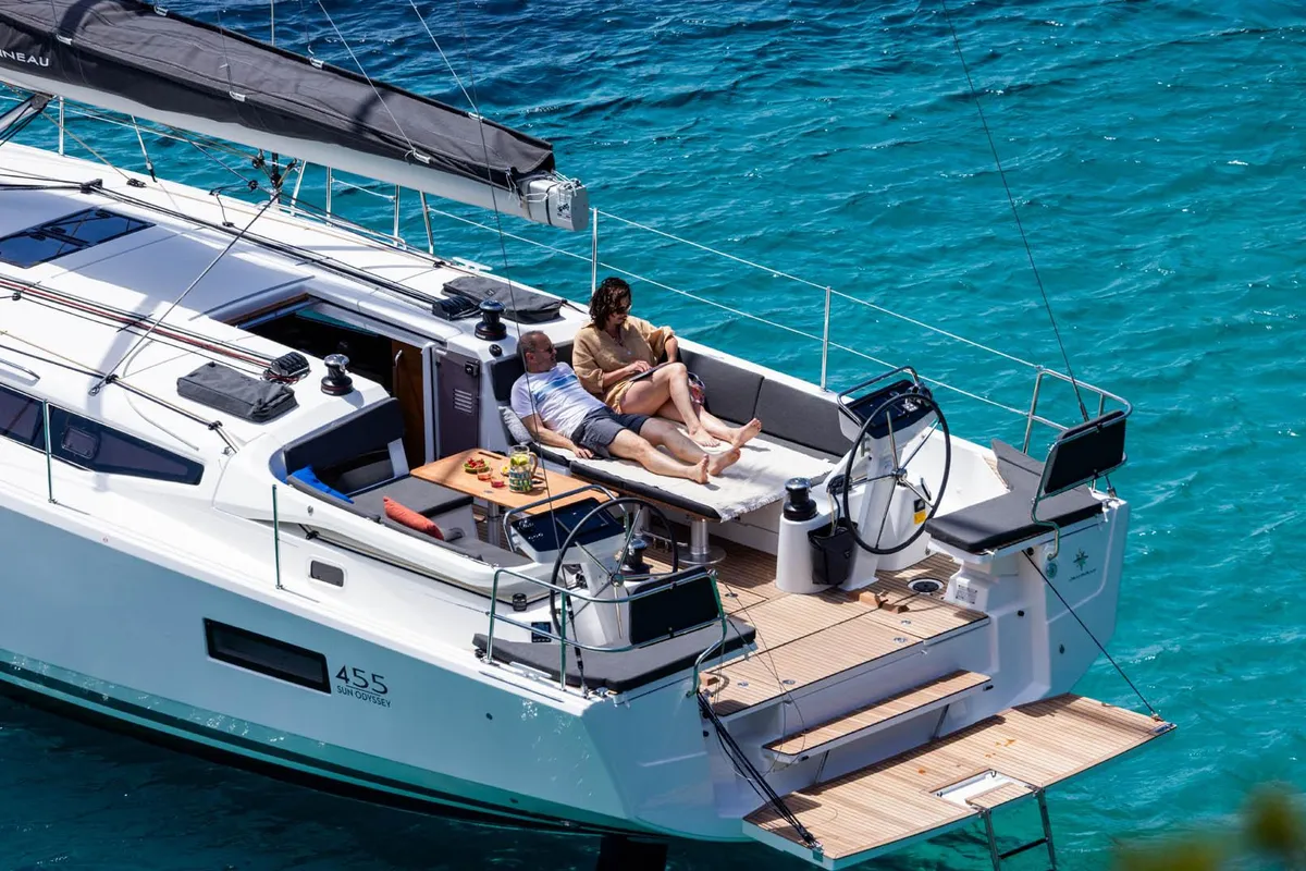 NN2, a Jeanneau Sun Odyssey 455 sailboat at Road Town, British Virgin Islands