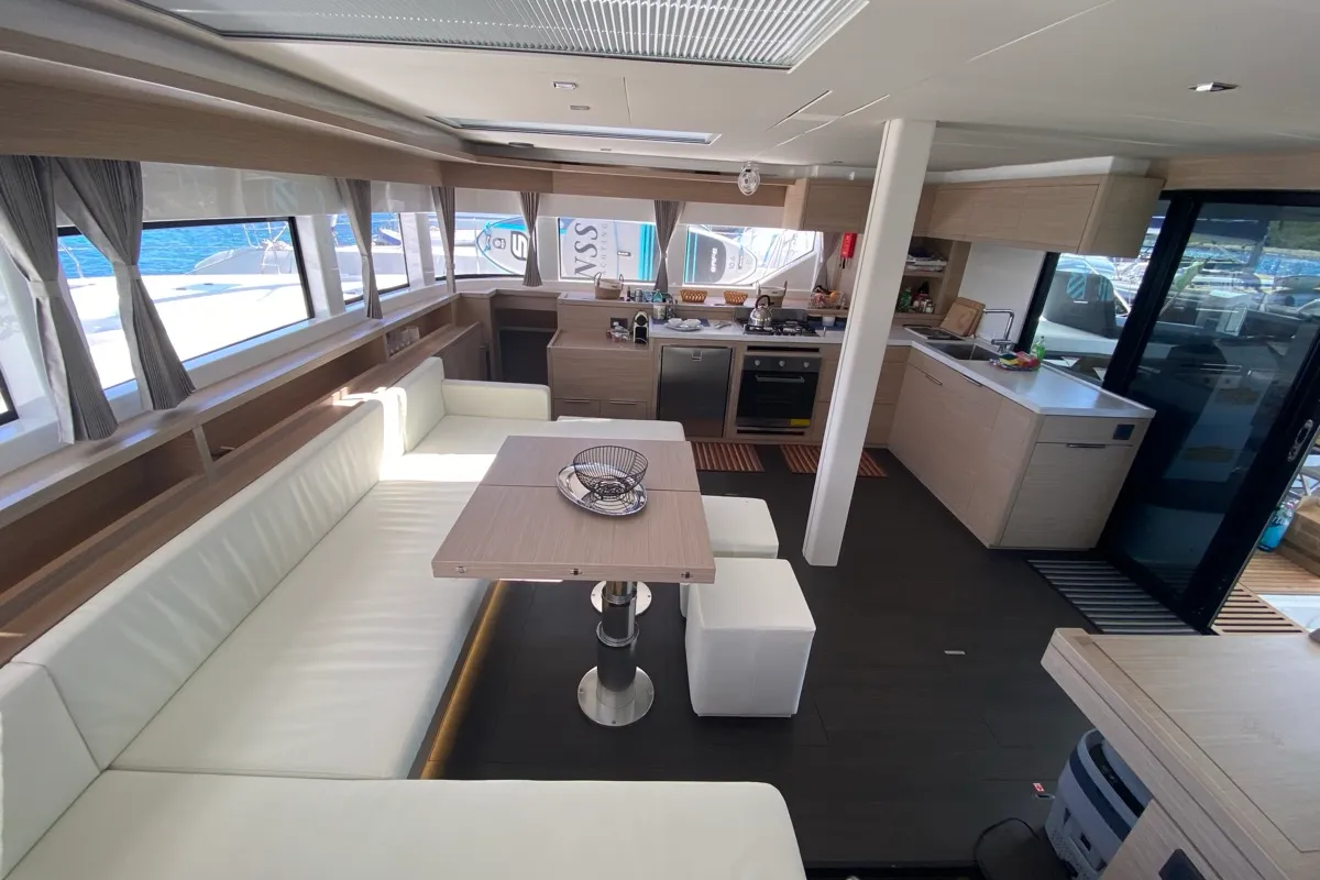 Salon of The Moon (MAR), a Lagoon 55 catamaran at Alameda, United States