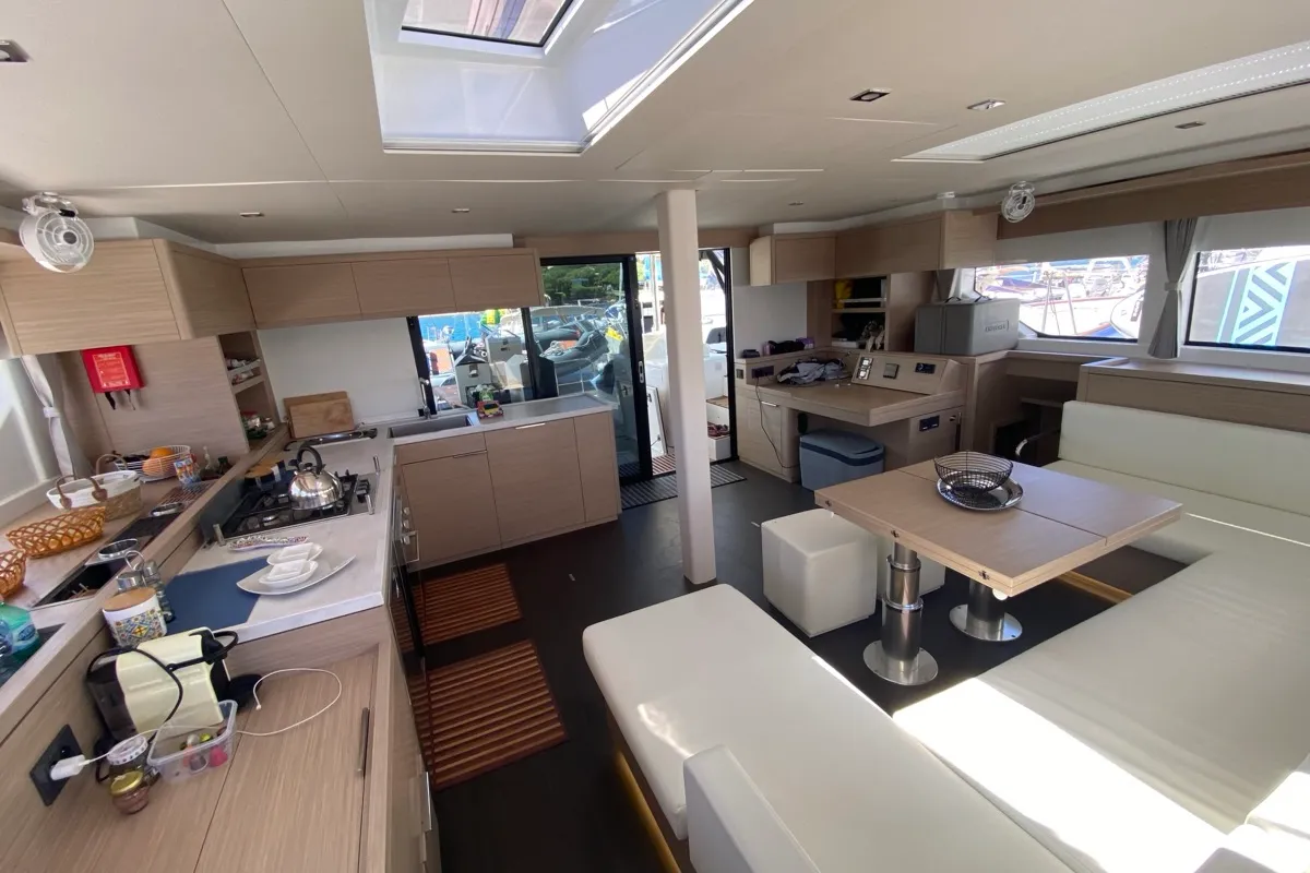 Galley of The Moon (MAR), a Lagoon 55 catamaran at Alameda, United States