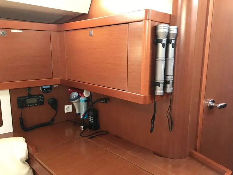 Alboran XXXIV Nini (Radazul), a Beneteau Oceanis 45 sailboat at El Rosario, Spain