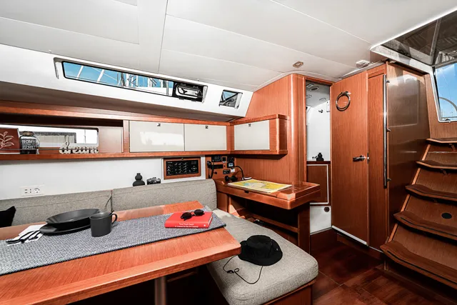 Salon of Diana, a Beneteau Oceanis 45 sailboat at Grad Šibenik, Croatia