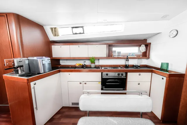 Galley of Diana, a Beneteau Oceanis 45 sailboat at Grad Šibenik, Croatia