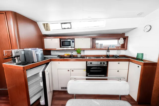 Galley of Diana, a Beneteau Oceanis 45 sailboat at Grad Šibenik, Croatia