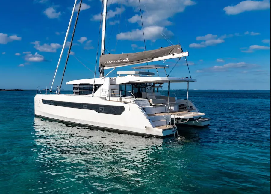 Why Not, a Leopard 46 catamaran at Tonnarella, Italy