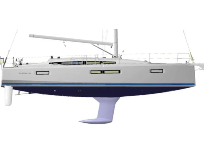 Chimera, a Jeanneau Sun Odyssey 410 sailboat at Municipal Unit of Lefkada, Greece