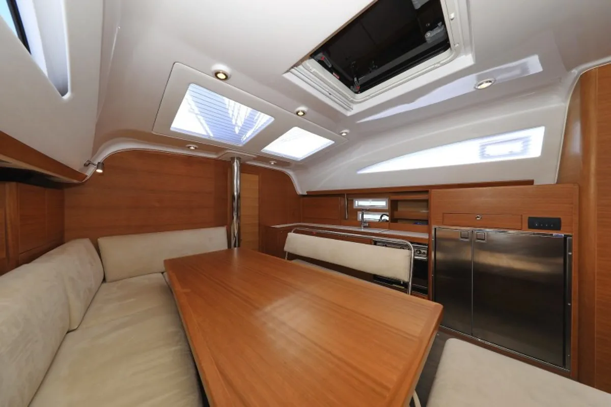 Salon of Ianira, a Elan Impression 45.1 sailboat at Biograd na Moru, Croatia