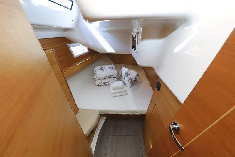Cabin on Ianira, a Elan Impression 45.1 sailboat at Biograd na Moru, Croatia