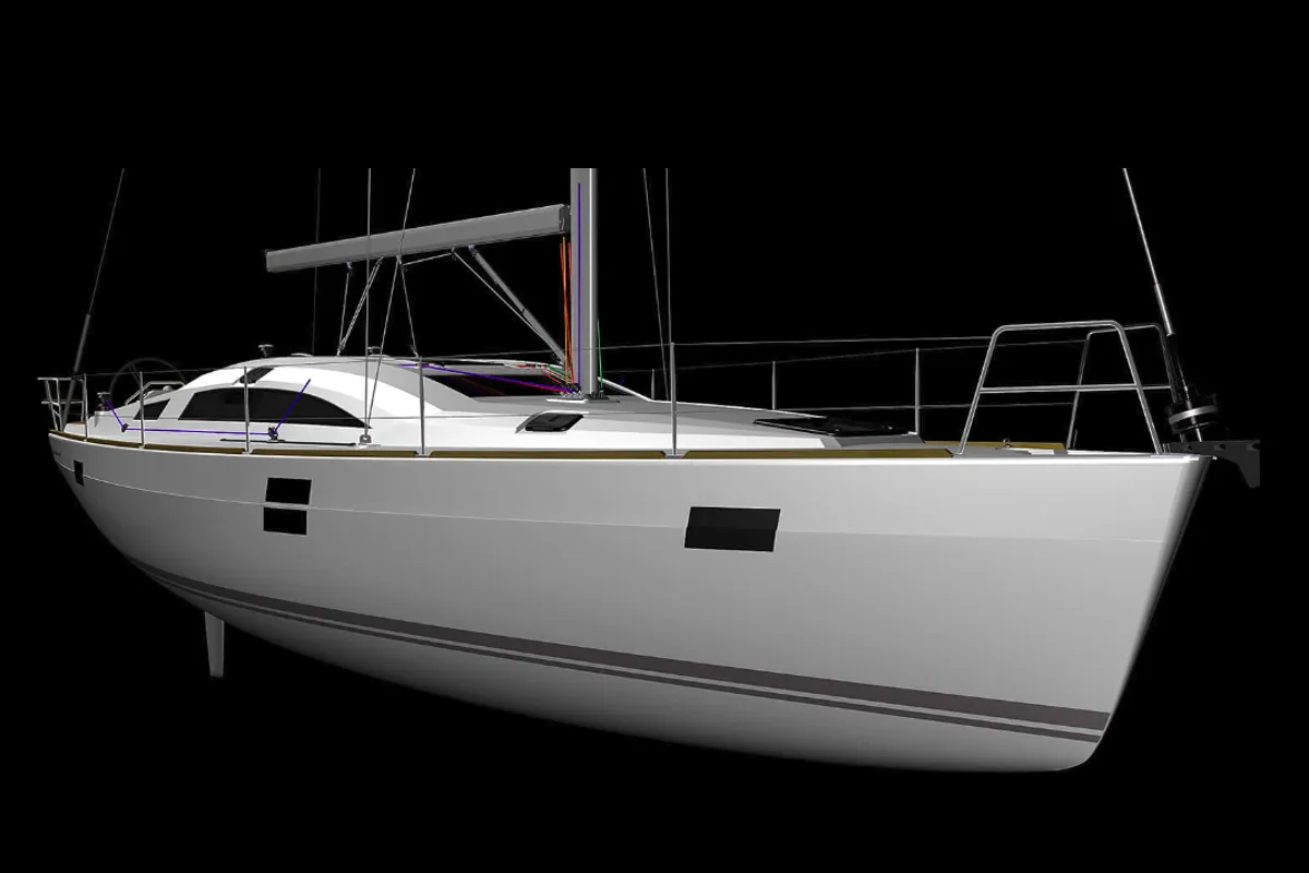 Ianira, a Elan Impression 45.1 sailboat at Biograd na Moru, Croatia