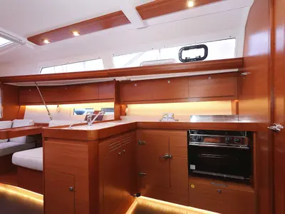 Galley of Neptune, a Dufour 412 GL sailboat at Grad Biograd na Moru, Croatia