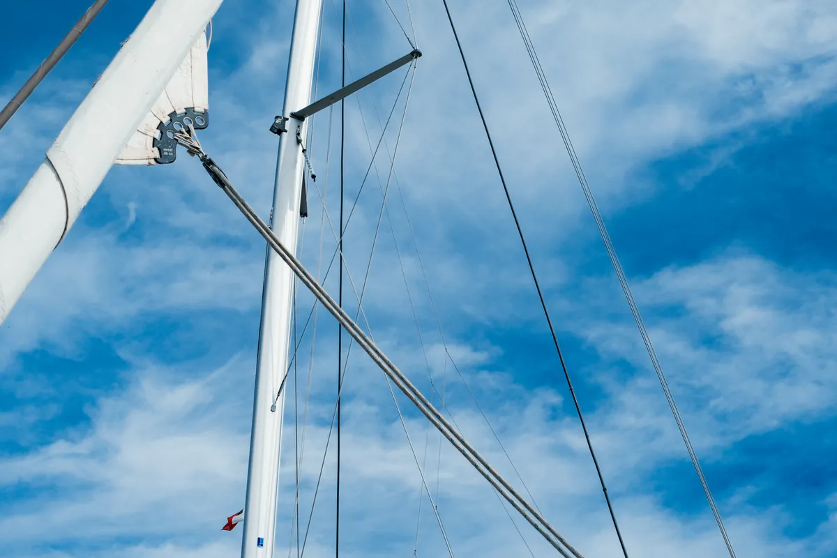 Alfa.bm2, a Bali 5.4 catamaran at Tonnarella, Italy