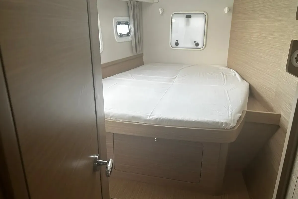 Cabin on Marebella (Pax 12), a Lagoon 42 catamaran at Municipal Unit of Lefkada, Greece