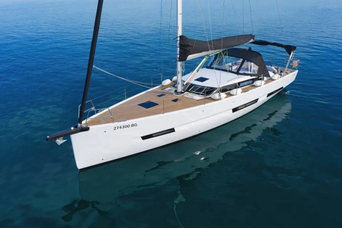 Exterior view of Revolution, a Elan GT6 sailboat at Grad Biograd na Moru, Croatia