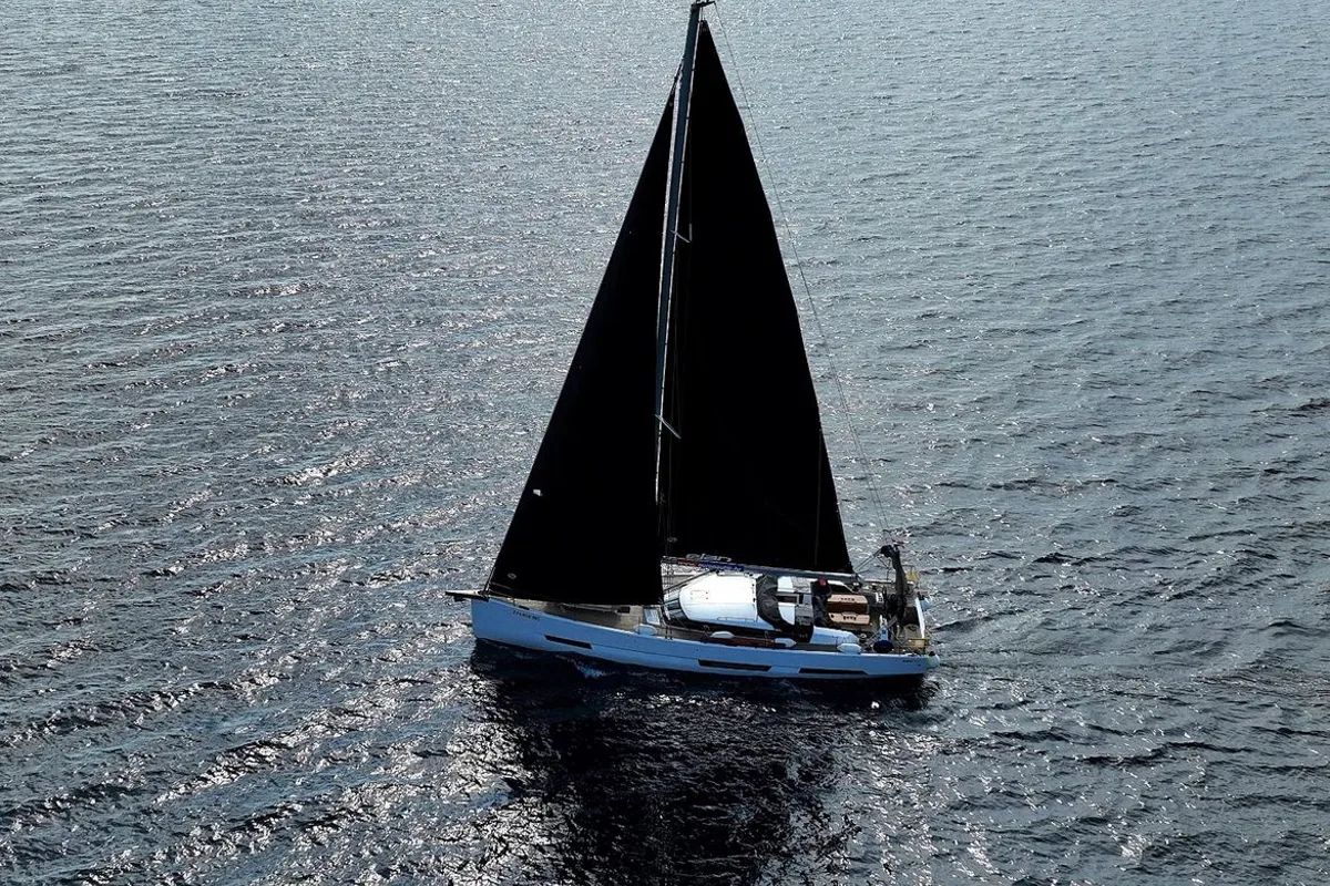 Exterior view of Revolution, a Elan GT6 sailboat at Grad Biograd na Moru, Croatia