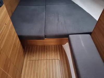 Cabin on Simply The Best, a Elan Impression 45.1 sailboat at Punat, Croatia